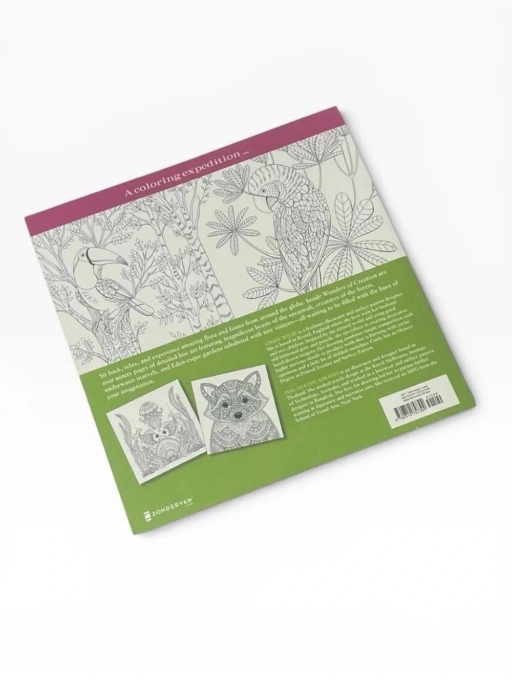 Wonders of Creation Adult Botanical Coloring Book | Fairycore